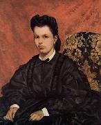 Giovanni Fattori Portrat der ersten Ehefrau des Kunstlers oil painting reproduction